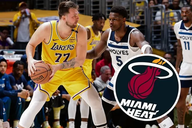 Los Angeles Lakers buscan alero del Miami Heat para acompañar a Luka Doncic
