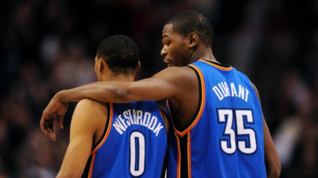 Kevin Durant abre las puertas de Houston a Russell Westbrook